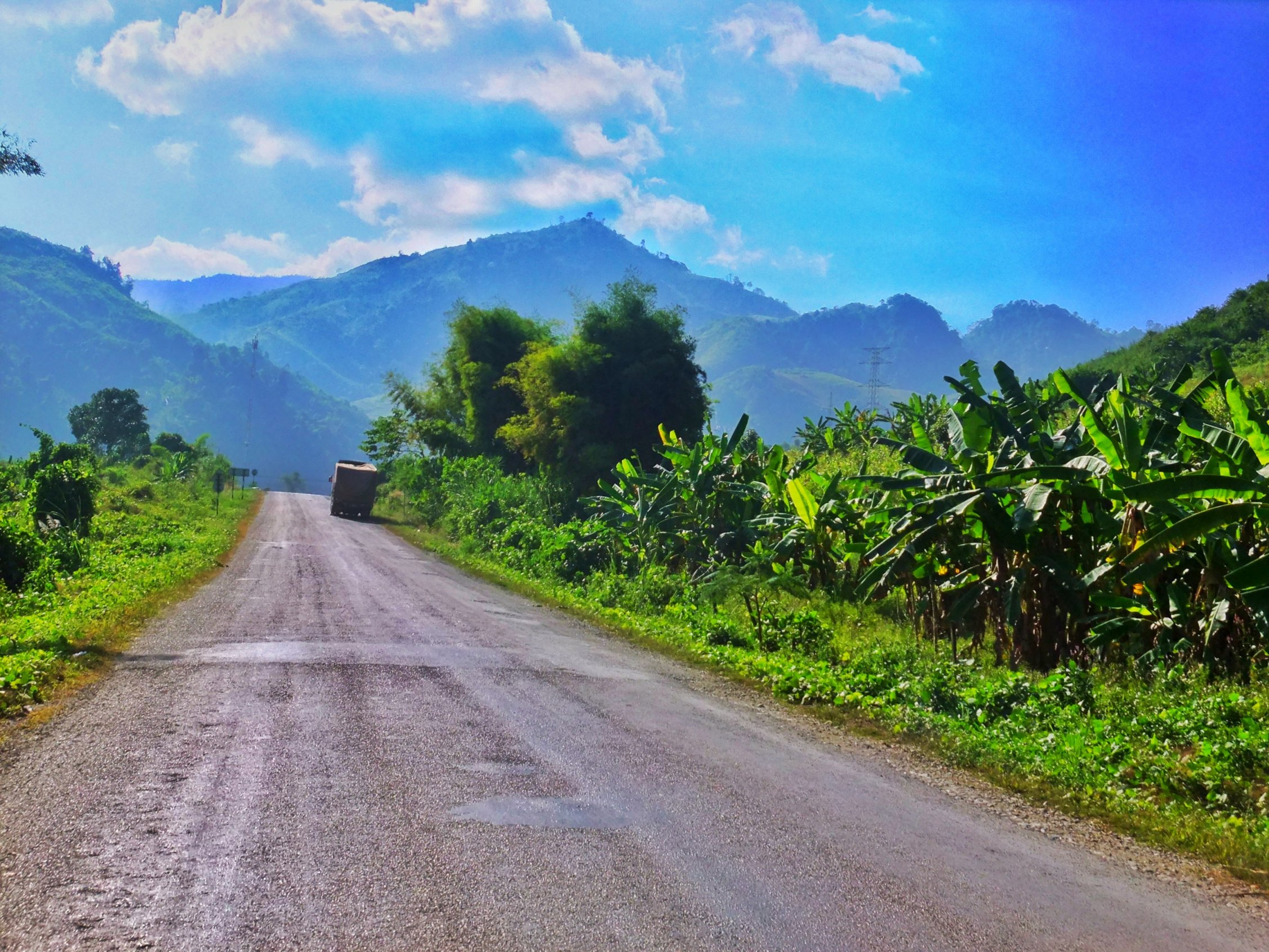 Riding Motorbikes in Laos