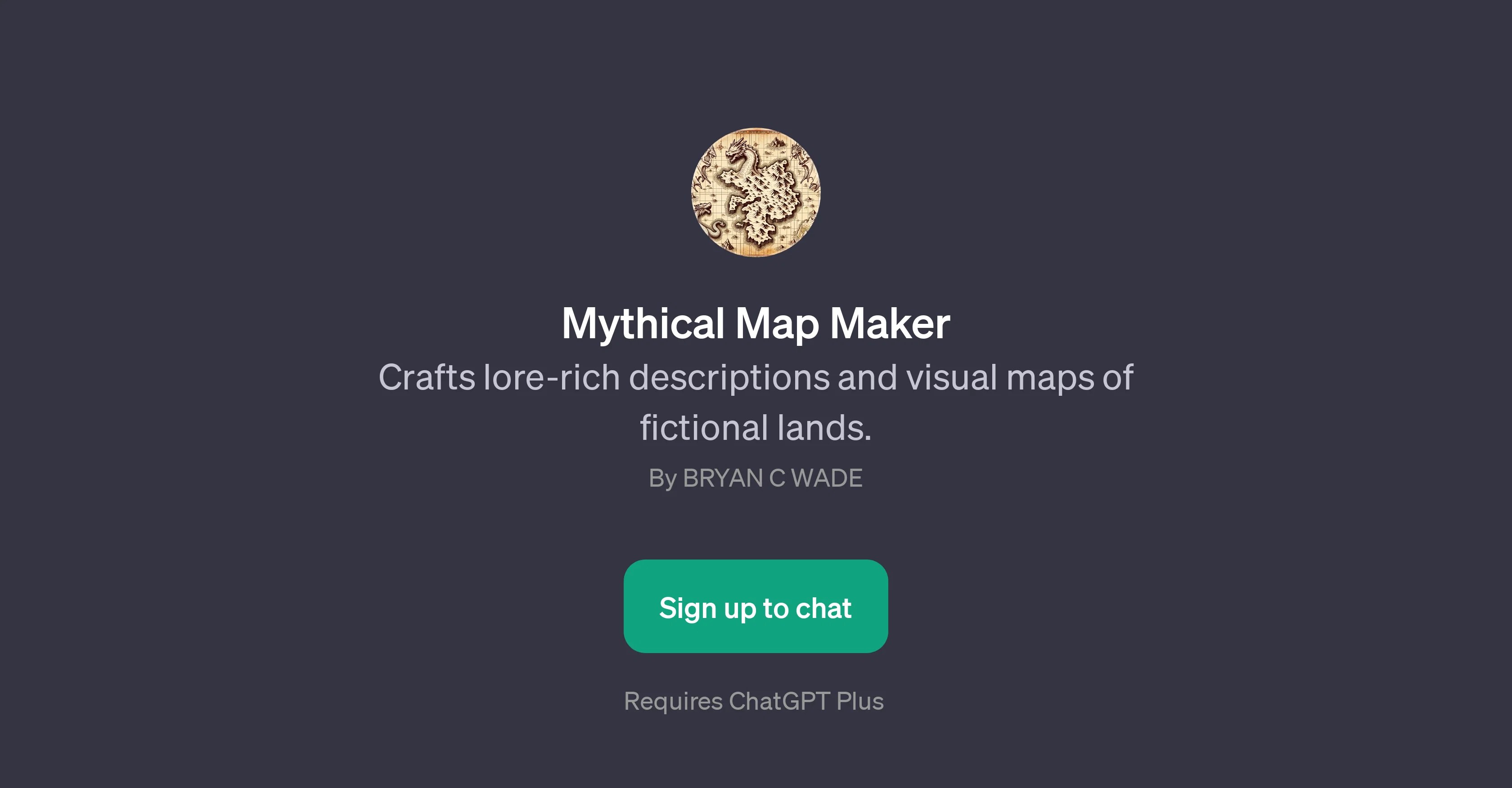 Mythical Map Maker AI Tool For Fantasy Maps.