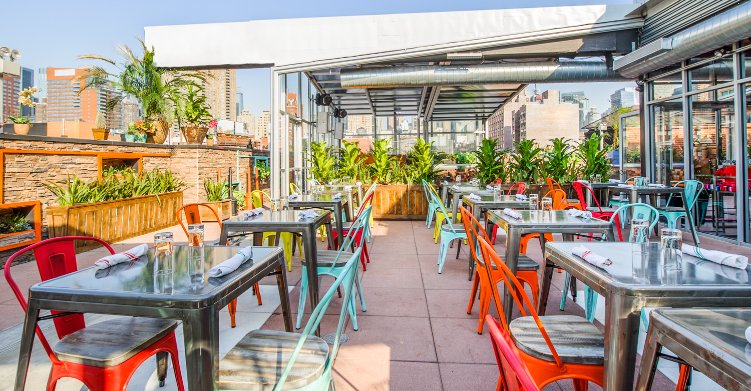 Make your own conclusions about the city'. Cantina Rooftop | Restaurants in Hell's Kitchen, New York
