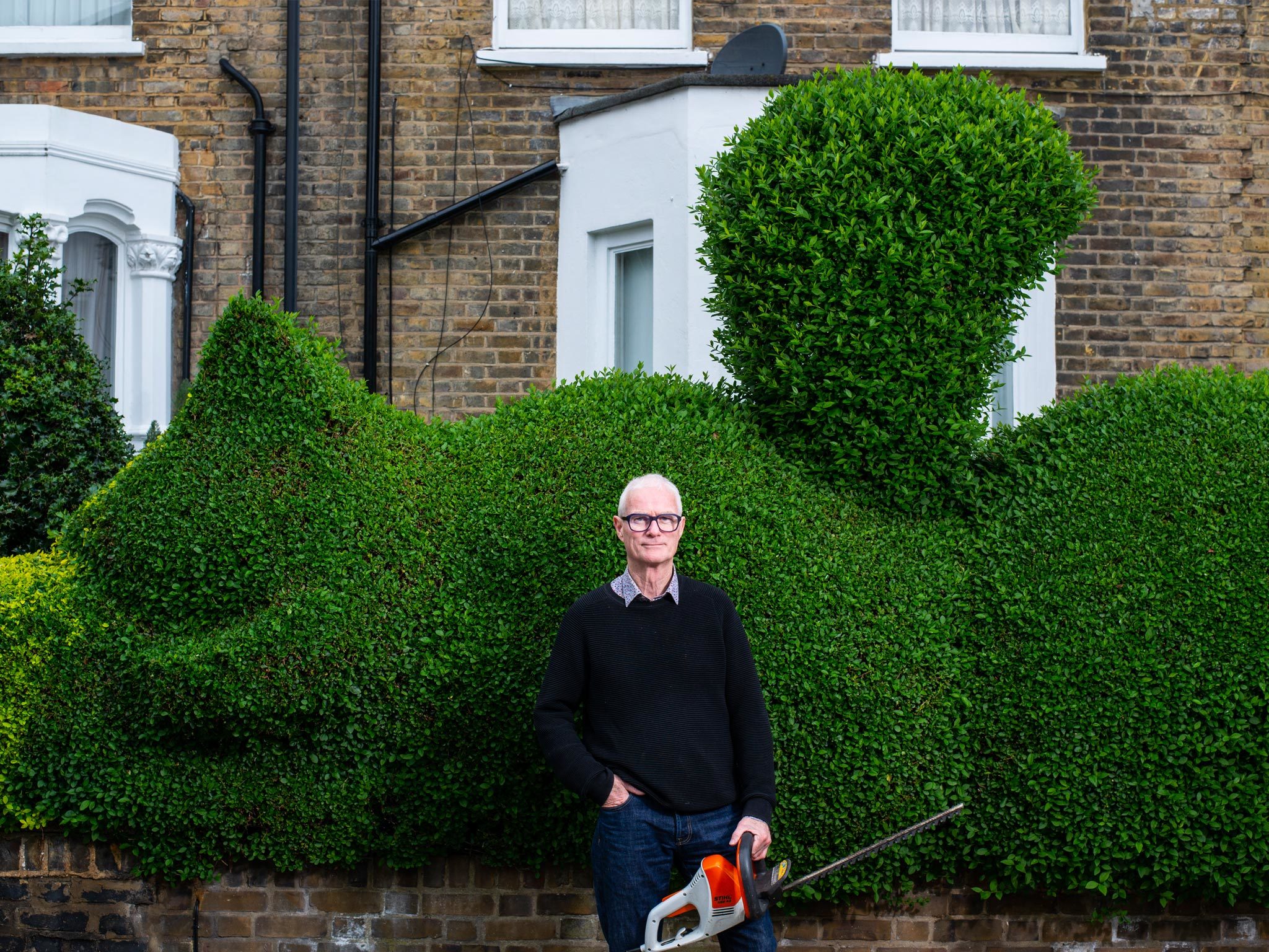 Cutting evergreen bushes into animal shapes can create attractive focal points in your home landscape. This Londoner Turns City Hedges Into Amazing Animal Sculptures