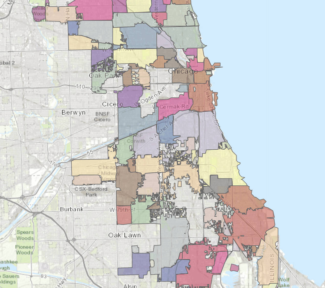2024 Map Of Chicago Image 