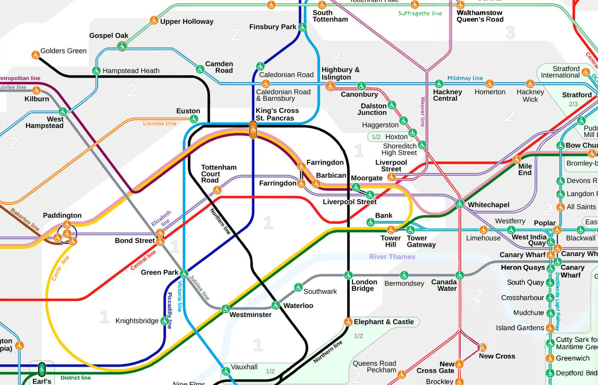 This Brand New London Tube Map Makes Travel Easier For Disabled Image 