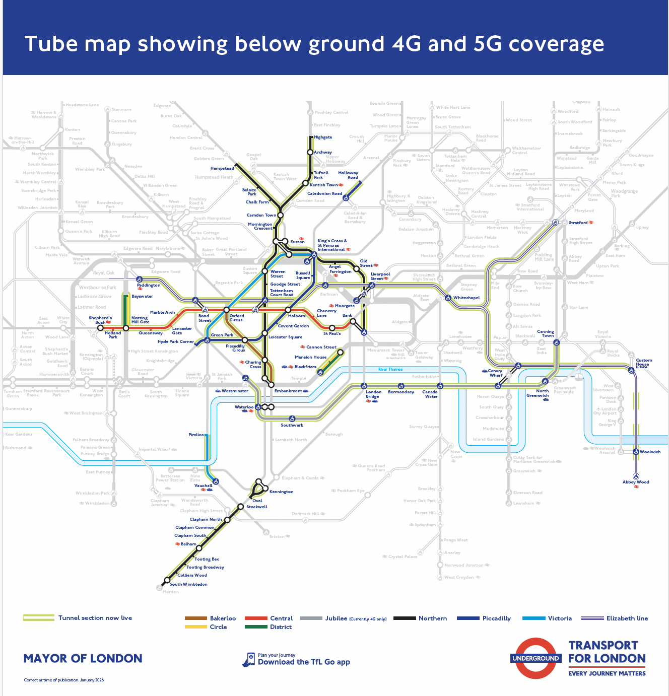 All Of London S Tube Network Is Set To Get High Speed Mobile Coverage Image 
