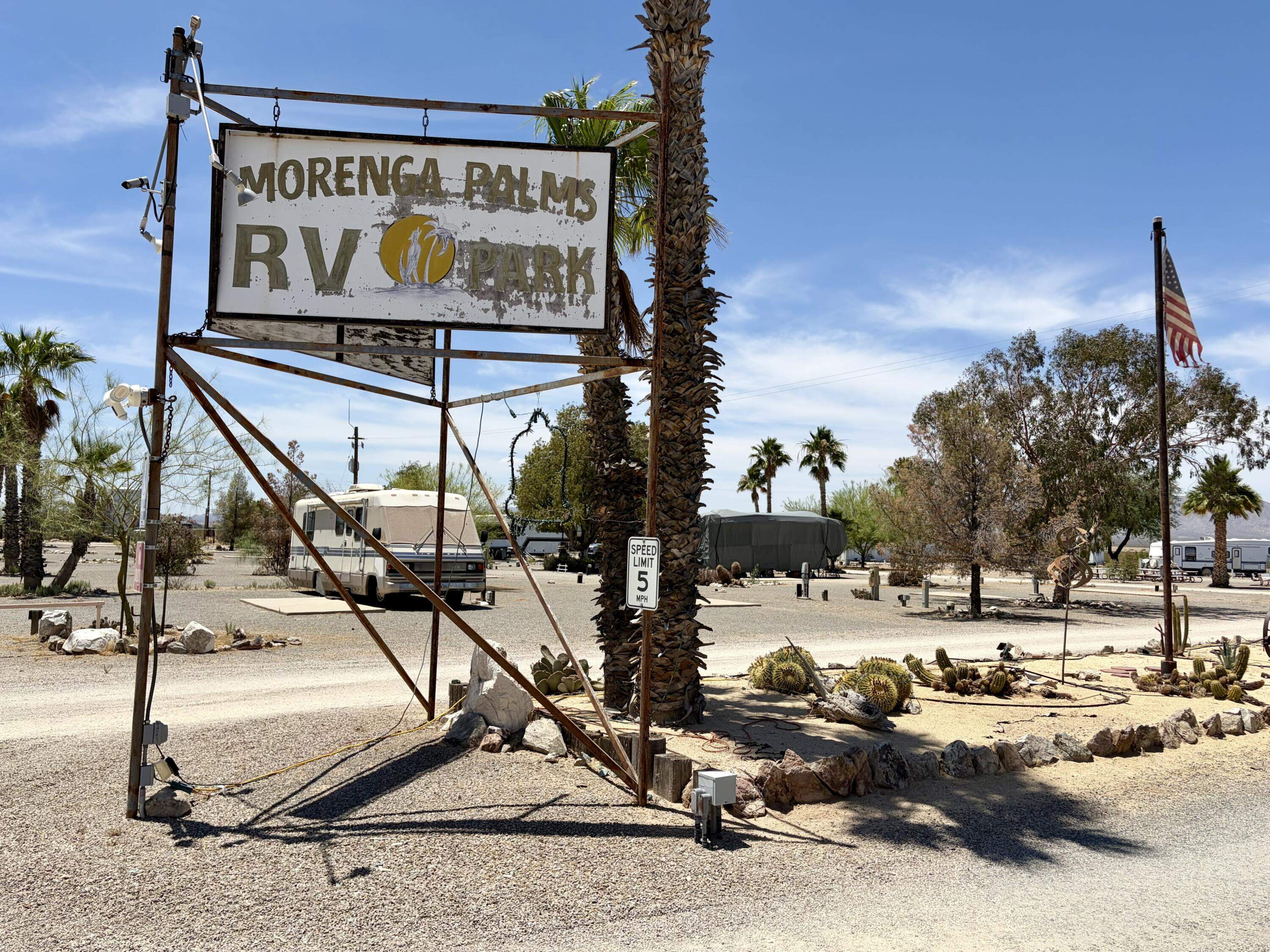 The 600-foot wells at Robert McDermott’s RV park in Wenden, Ariz., went dry. A new well dug to 800 feet cost $120,000. He cannot afford to do it again. (Peter O’Dowd/Here & Now)