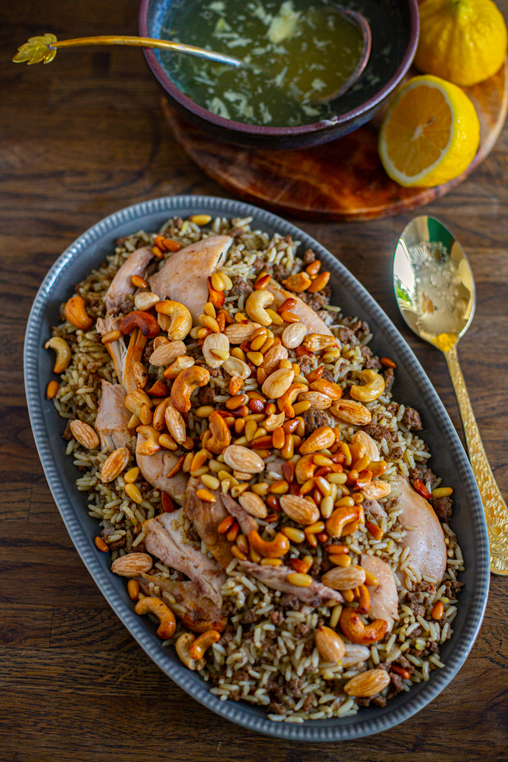 Riz ala djej-Libanesiskt ris med kyckling - Zeinas Kitchen