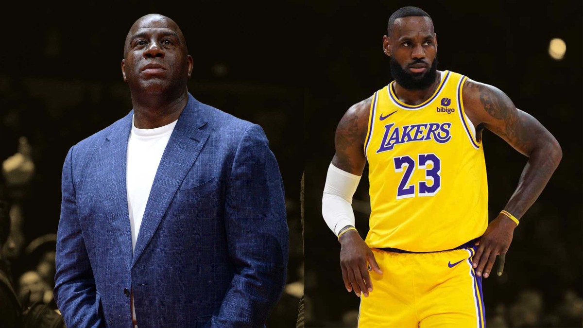 Magic Johnson takes another shot at LeBron in the GOAT debate: “LeBron is a bad boy too, but he’s not Michael”