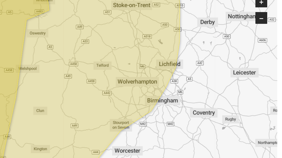 Warning for snow and ice extended