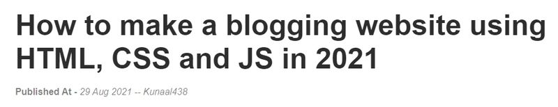 Fullstack How To Create A Working Blogging Website With Pure Html - Premium Nature Art Gallery - HD