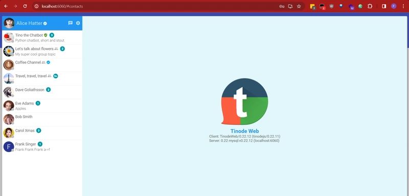 Getting Started With Tinode An Open Source Messaging Platform Dev - High Resolution Light Patterns for Desktop