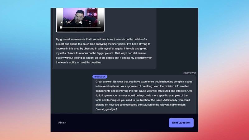 Ai Interview Simulator Dev Community - High Quality Sunset Illustration - Full HD