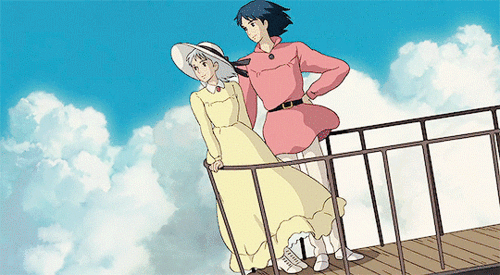 Image result for howl moving castle gif