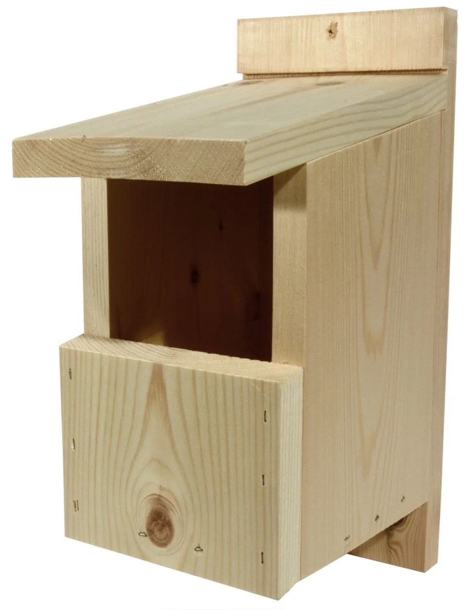 Traditional Open Fronted Wooden Bird Nest Box Nhbs Practical Conservation Equipment