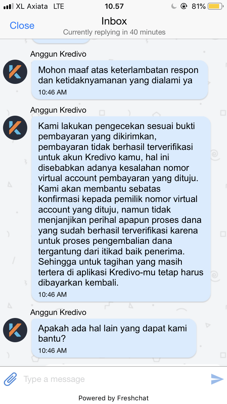 Kemudian masukan nomor virtual account . Mohon Kredivo Untuk Respon Dan Mengoreksi Pembayaran Saya Yang Salah Virtual Account Media Konsumen