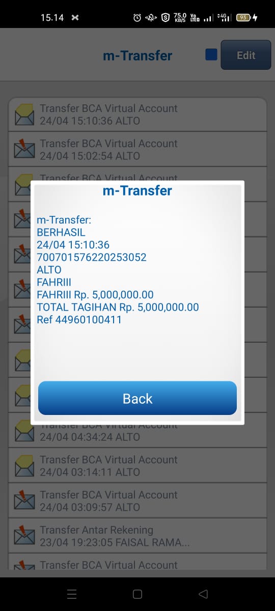 Fitur Transfer BukuKas Membuat Uang Saya Nyangkut Entah Di Mana - Media  Konsumen