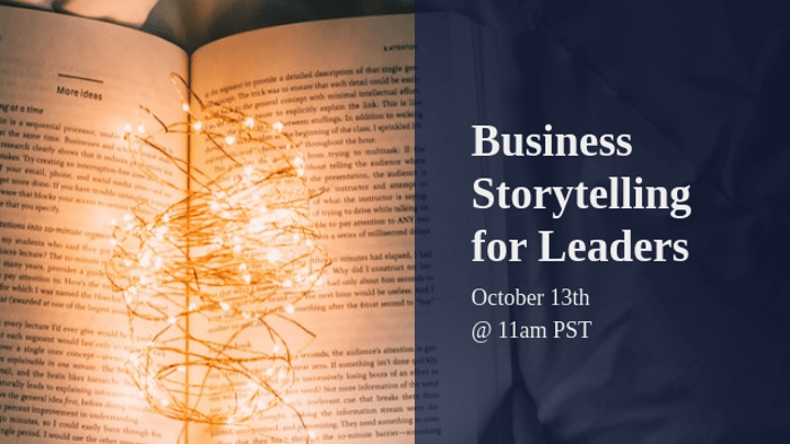 Unlocking leadership potential through storytelling