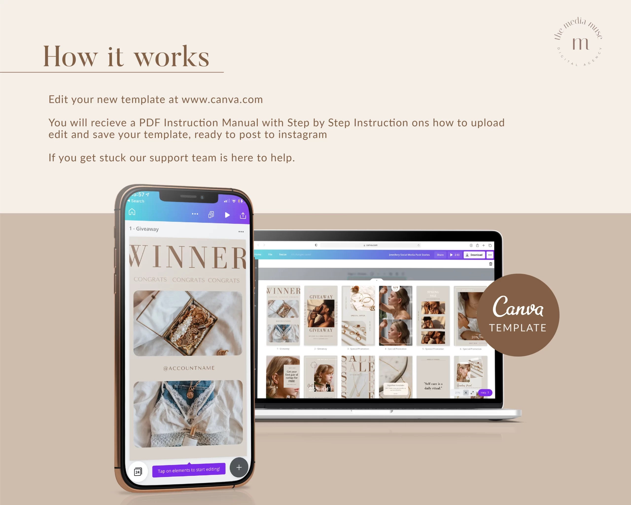 Jewellery Instagram story template