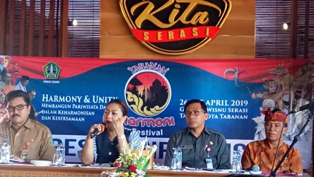 Bupati Eka Gelar Press Conference Tabanan Harmony Festival (THF)