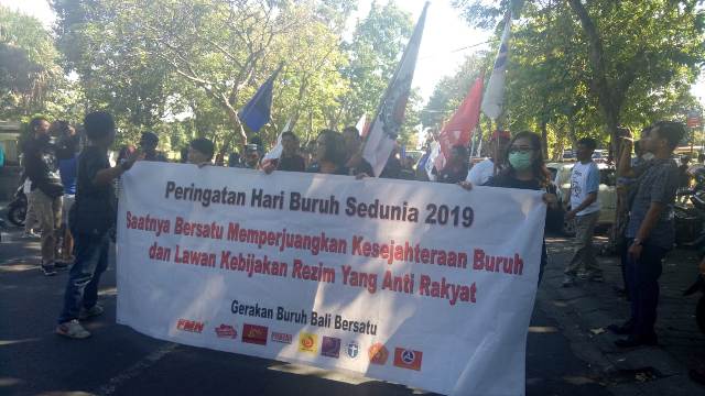 Peringati May Day 2019, Pekerja dan Jurnalis Gelar Aksi Damai