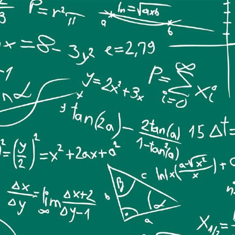 Algebra Math Problems - Premium Geometric Photo - Mobile