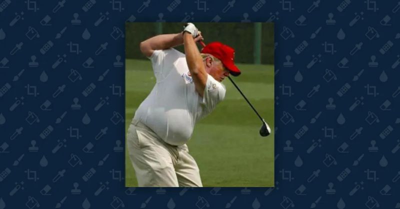 Watching Trump Play Golf Decent Drives Skipped Putts Lots Of Sweat - Vintage Wallpaper Collection - Ultra HD Quality