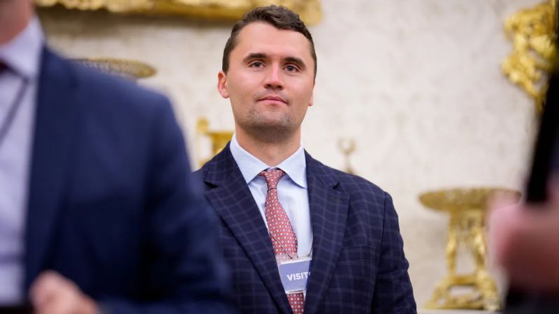 Charlie Kirk Death News Conference - Premium Gradient Photo Gallery - High Resolution