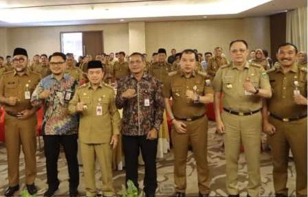 Pj Bupati Asraf Hadiri Rakor Sinergi  Penguatan Pemberantasan Korupsi Dan Akan Ingatkan Kepala OPD Dilingkungan Pemkab Kerinci.