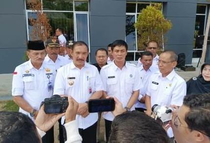 Seratus Kepala Desa  Se Kabupaten Kerinci  Bersama  Pj Bupati Kerinci Asraf Ikut  launching Desa Bersih Dari Narkoba.   