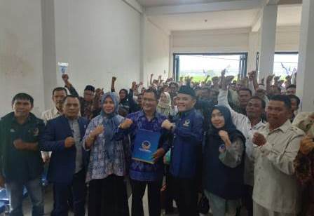 Ribuan Militan Pendukung Letkol Purn Darmadi,SH Bersama Elemen Tokoh Masyarakat Nyatakan Sikap Dukungan