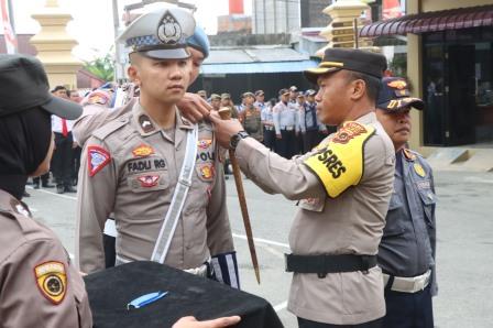 Kapolres Kerinci AKBP Muhammad Mujib,SH.S.I.K Pimpin Apel Gabungan  Operasi Patuh Siginjai 2024