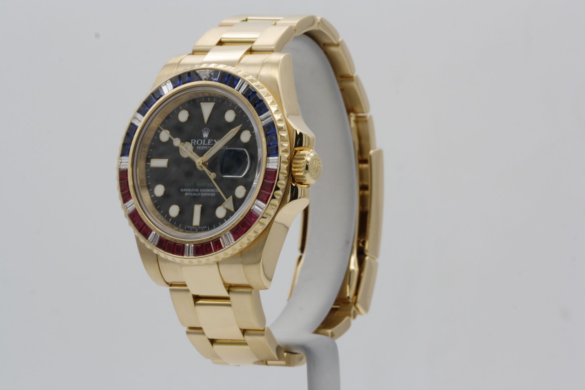 Rolex Gmt Master Ii Yellow Gold Saru With Rolex Service Papers 116748 2007 Monacowatch