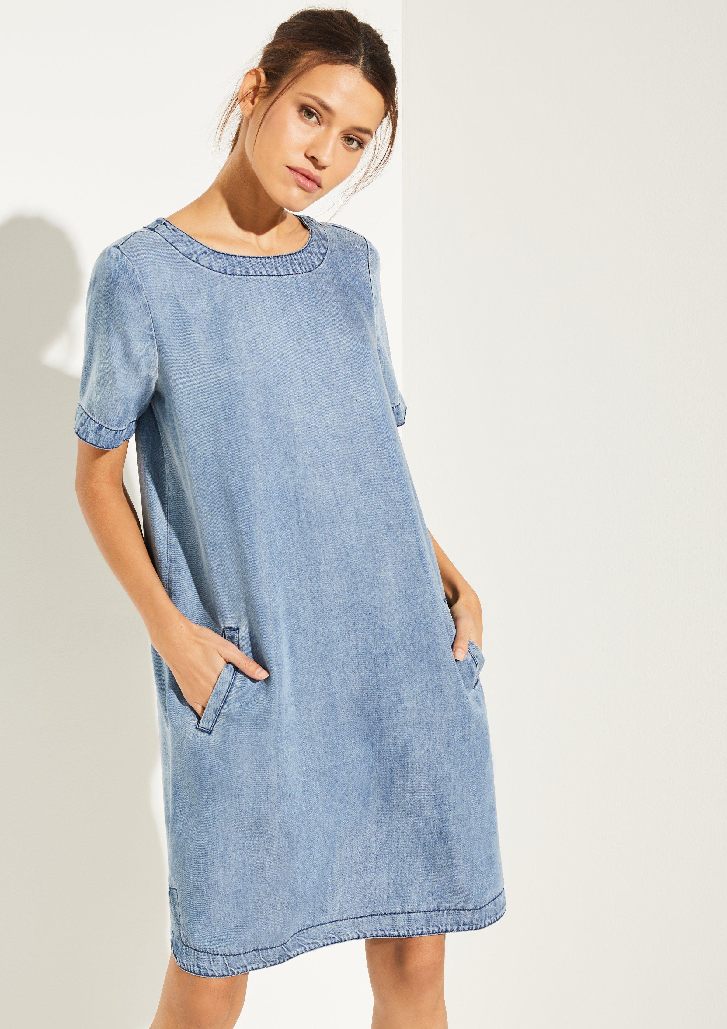 Comma Kleid Aus Lyocell