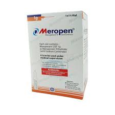 Meropen 1 gm IV Injection or Infusion ( 1 pcs )