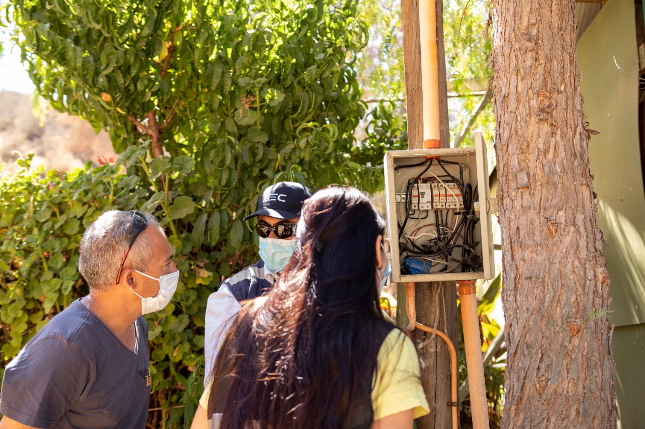 Fiscalizan normativa eléctrica en campings y centros de recreación