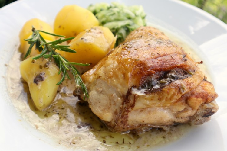 Pollo al ajillo - Traditionalles Rezept der spanischen Bauernküche 16 IMG 2525 Gross