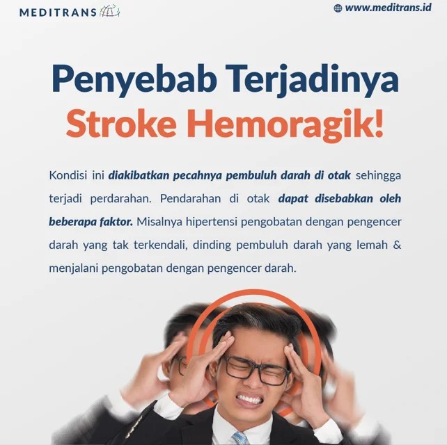 Penyebab Terjadinya Stroke Hemoragik!