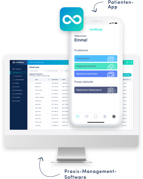 Praxissoftware & Patienten-App