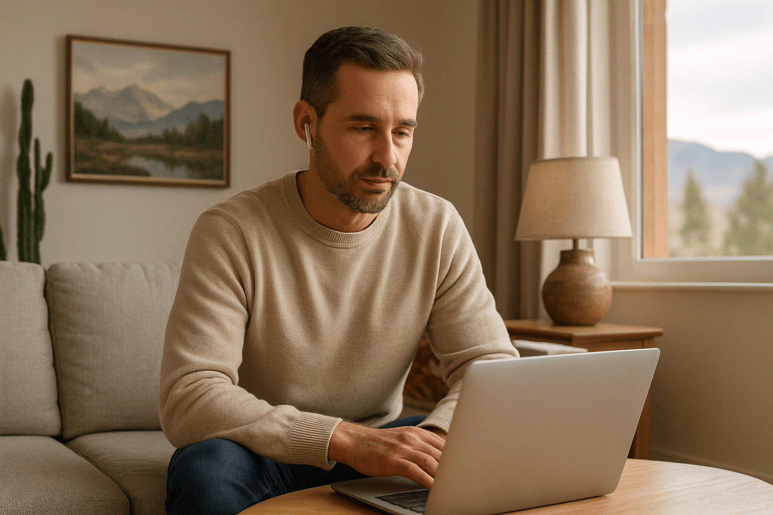 Private telehealth planning scene for microdosing in Denver, CO.