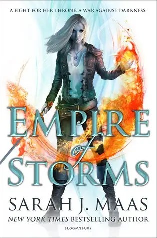 Book cover of Empire of Storms by Sarah J. Maas