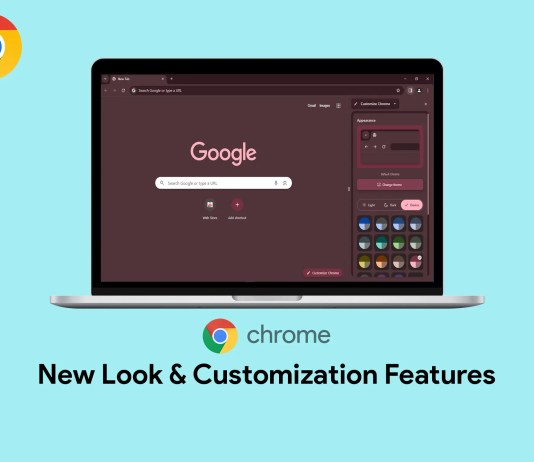 Google Chrome Update - New Looks & Customization Features