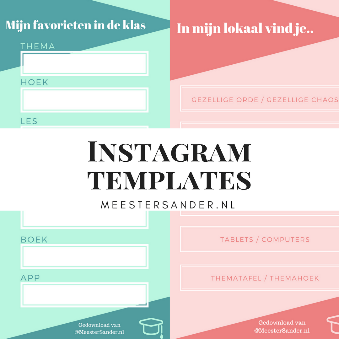 Leerkrachten templates voor Instagram Stories