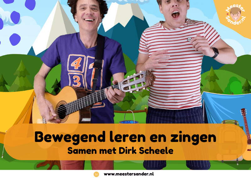 Rijmen en tellen met Dirk Scheele – Bewegend leren in het Thema zomer