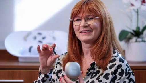 Kisné Kotogán Zsuzsanna, a Mega vezető audiológusa