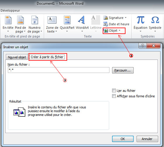 Comment Inserer Un Fichier Son Dans Word