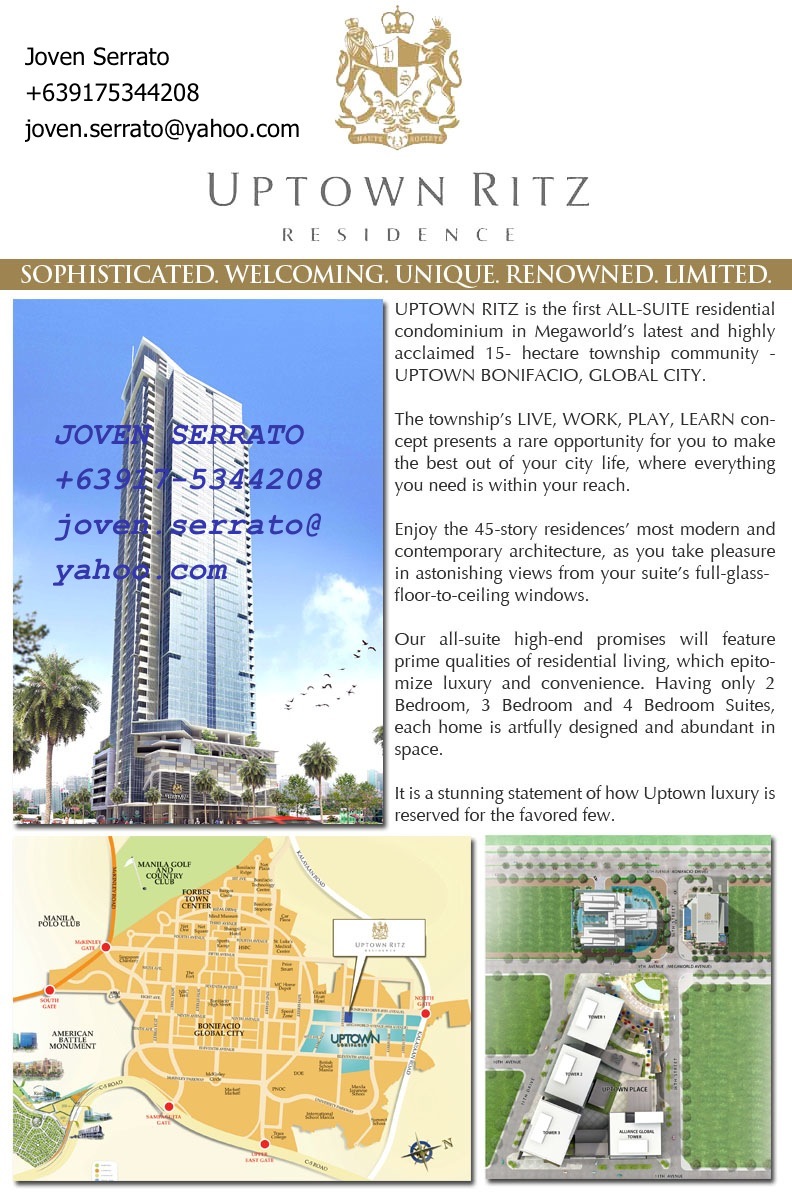 27/11/2021 · maharashtra minister and ncp leader nawab malik on saturday claimed that some unidentified persons tried to conduct a recce of his residence in mumbai and also tried to gather information about himself and his family members. Uptown Ritz Residence Megaworld Properties At Fort Bonifacio Global City