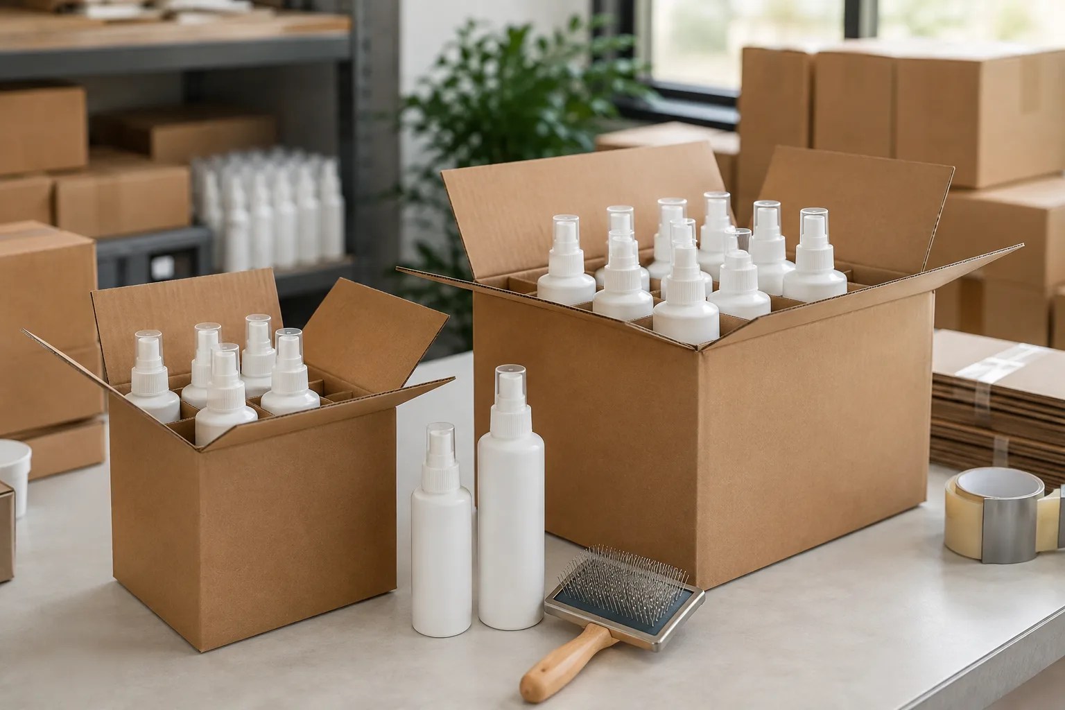 Private label pet deodorizing sprays packed for export