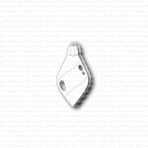 Gummiapan - Teardrop Shaped Christmas Ball