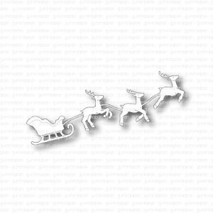 Gummiapan - Sleigh With Reindeers