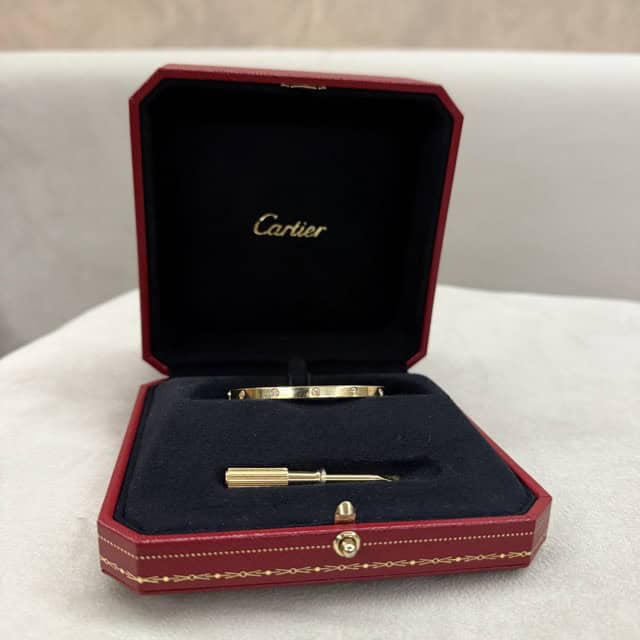 Bratara Cartier cu 10 diamante