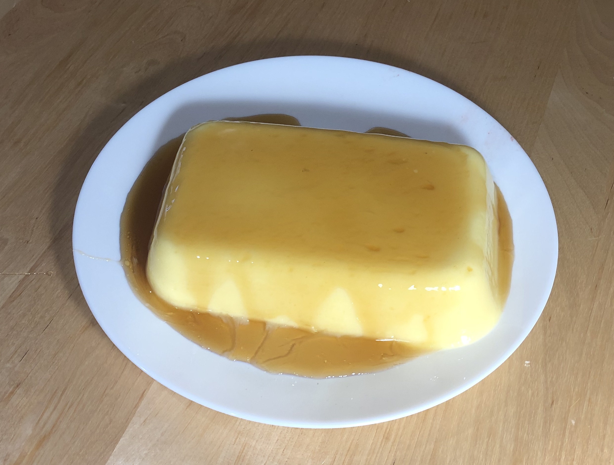 Flan de naranja