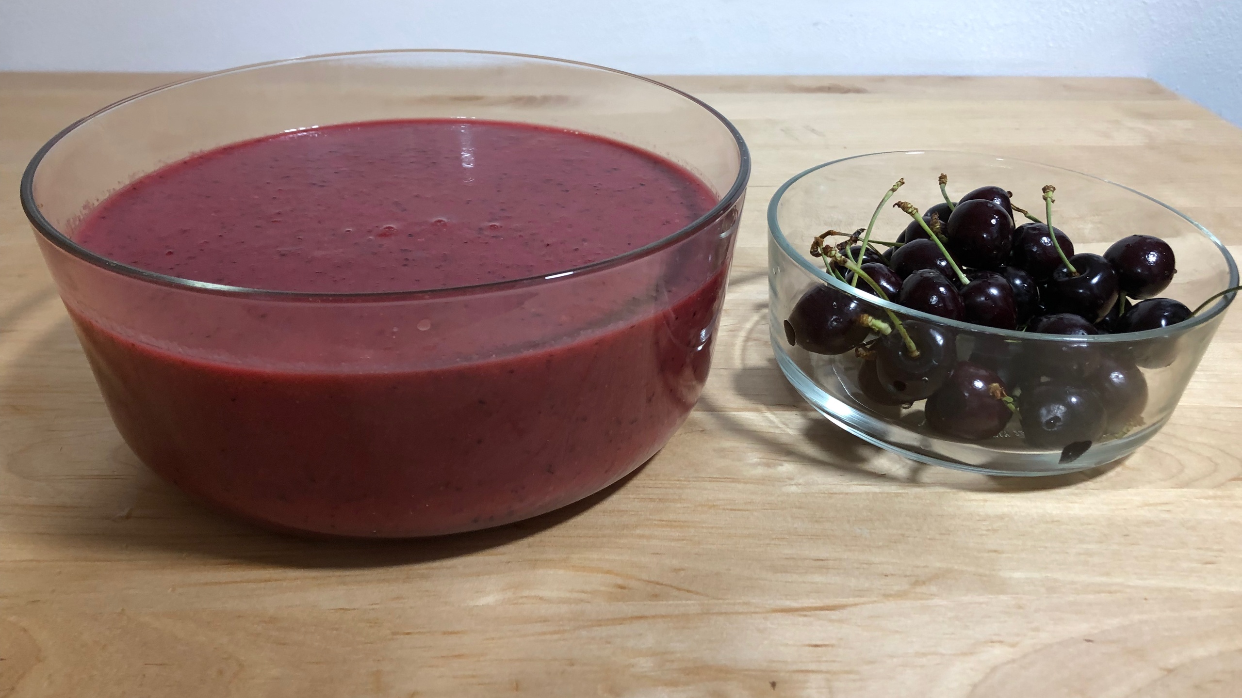Receta de gazpacho de cerezas